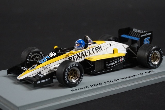 1/43 スパーク S1703 ルノー RE60 6e ベルギーGP 1985 #16, Boost Gear