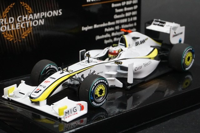 1/43 ミニチャンプス 436090022 ブラウン GP GBP001 F1 ワールド