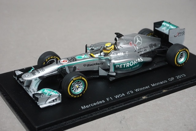 1/43 スパーク S3067 メルセデス F1 W04 モナコGP 優勝 2013 #9 N