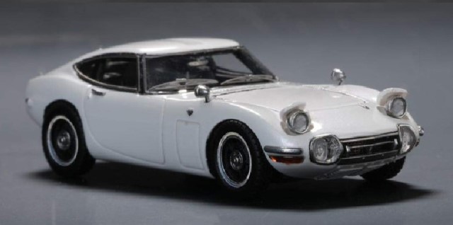 予約 YM model 1/64 トヨタ Toyota 2000GT pearl white, Boost Gear