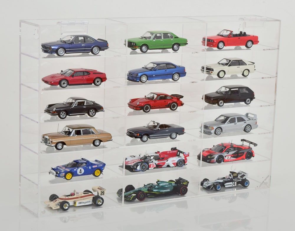 新品 JC43/18 Jewel Cases 1/43 ×18台用 アクリルディスプレイケース