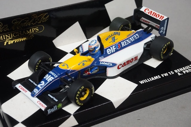1/43 ミニチャンプス MIN930002 ウィリアムズ FW15 ルノー A.プロスト