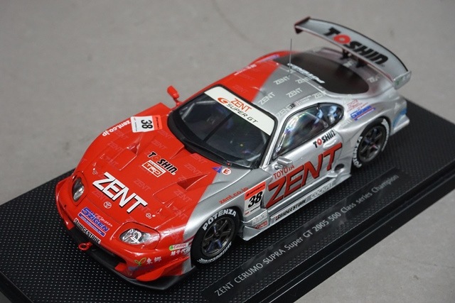 1/43 エブロ 43771 トヨタ ゼント セルモ スープラ スーパーGT 2005
