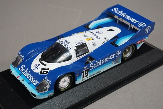 1/43 ミニチャンプス 430856619 ポルシェ 956 K Schiesser 1985 #19