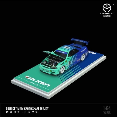 予約 TM643427 TimeMicro 1/64 GTR34 Falken, Boost Gear ミニカー通販