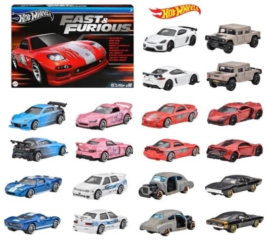 新品 HVX27-9866 ホットウィール ワイルド・スピード 10カーパック