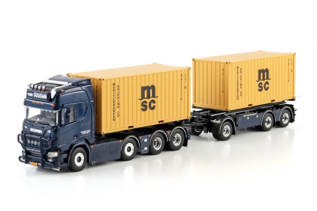 予約 01-4459 WSI 1/50 スカニア Van Suijdam SCANIA R HIGHLINE CR20H
