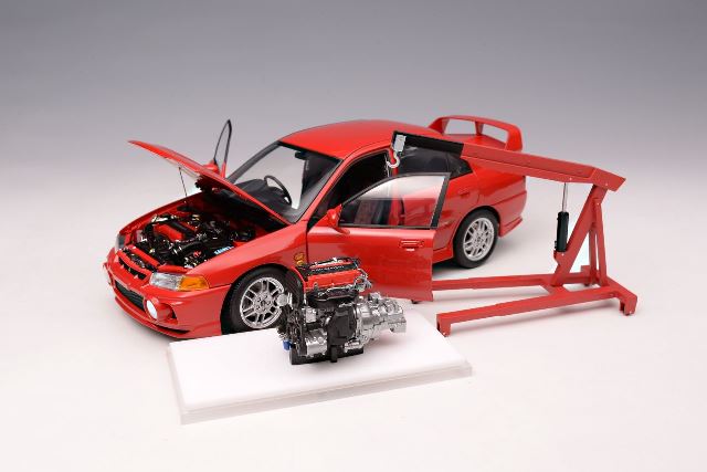 新品 M84004 モーターヘリックス 1/18 三菱 Lancer Evolution IV