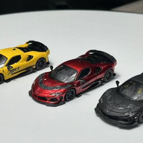 新品 DCM&TPC 1/64 Mansory SF90 F9XX Stradale ハードトップ：red