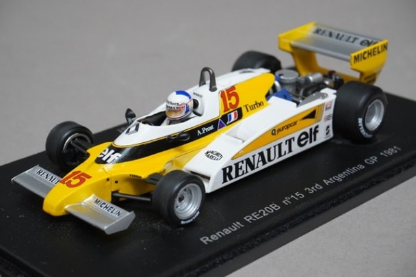 1/43 スパーク S3851 ルノー RE20B アルゼンチンGP 3rd 1981 #15