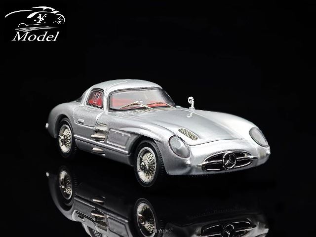 新品 YS 1/64 ベンツ ウーレンハウト Benz 300slr Urunhot Silver
