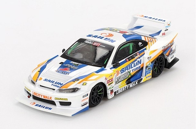 新品 MGT00895-BL TSM MINI-GT 1/64 日産 Nissan シルビア(S15) LB