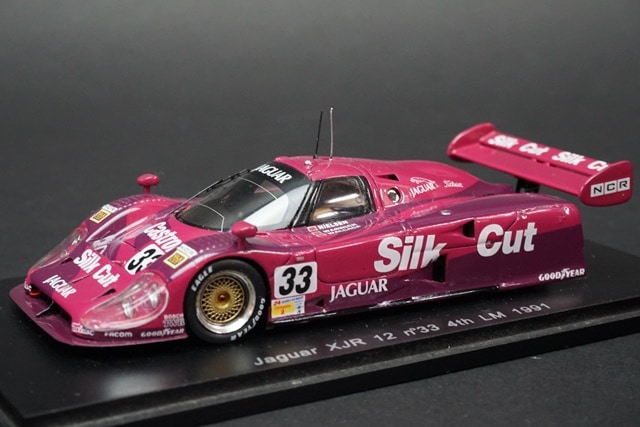 1/43 スパーク S0753 ジャガー XJR12 LMルマン4位 1991#33 シルク