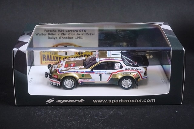 1/43 スパーク RFS026 ポルシェ 924 カレラ GTS Rallye d'Antibes 1981