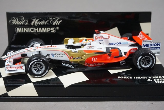 1/43 ミニチャンプス 400080020 フォース インディア F1チーム VJM01