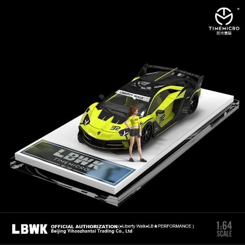 予約 LBWK & TM Time Micro 1/64 ランボルギーニ アヴェンタドール