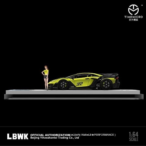 予約 LBWK & TM Time Micro 1/64 ランボルギーニ アヴェンタドール