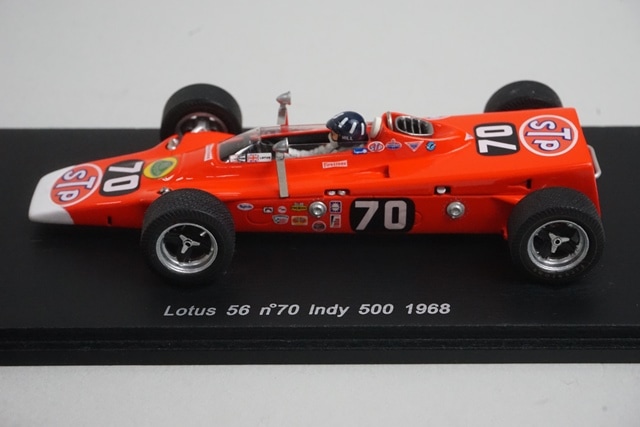 1/43 スパーク S1761 ロータス 56 インディ 500 1968 #70 G.ヒル