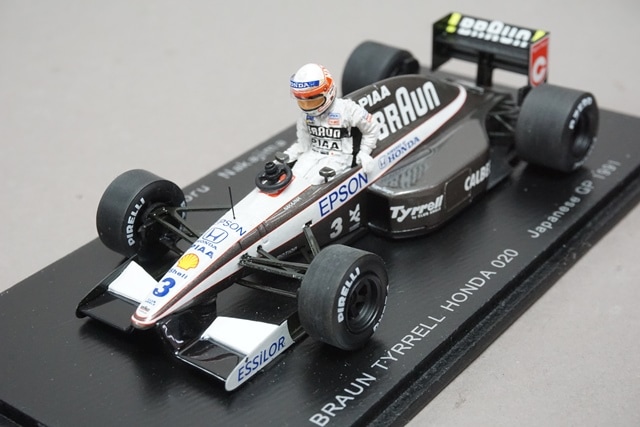 1/43 スパーク SS05 ブラウンティレルホンダ 020 日本GP 鈴鹿