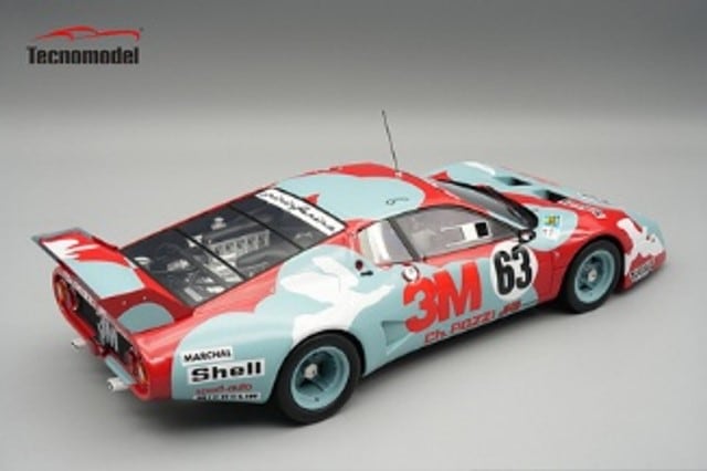 予約 TM18-409D テクノモデル 1/18 フェラーリ 512BB/LM ルマン 24時間