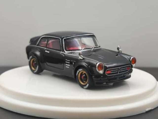 新品 JiangYi 1/64 ホンダ S800 Coupe Black Color, Boost Gear