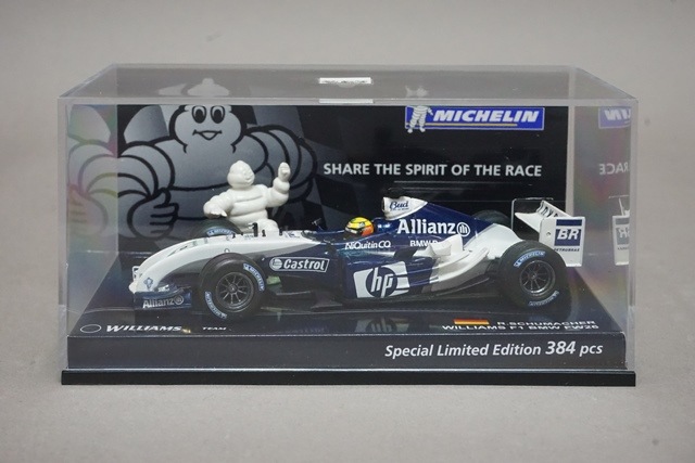 1/43 ミニチャンプス ミシュラン特注 ウィリアムズ F1 BMW FW26 #4 R