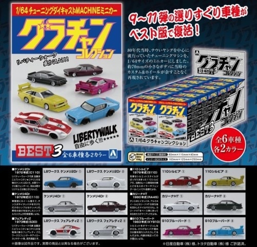 新品 アオシマ 1/64 ダイキャストミニカー グラチャンコレクション