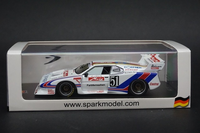 1/43 スパーク SG014 BMW M1 Gr.5 1981年ノリスリング #51 ドライバー