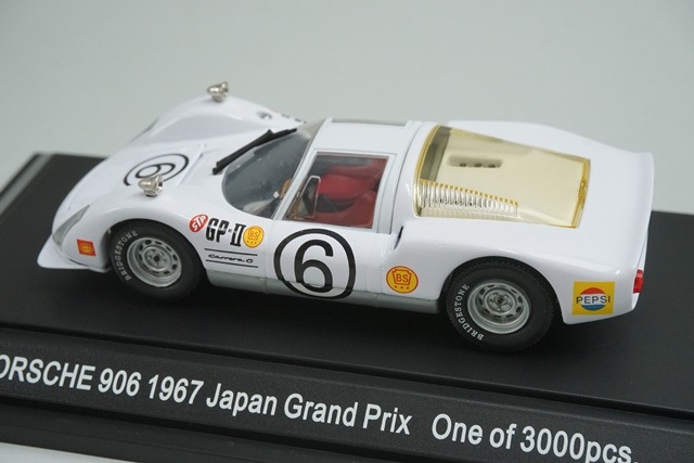 1/43 エブロ 43371 ポルシェ 906 カレラ6 日本GP 1967 #6 ホワイト