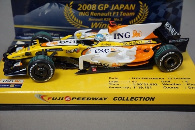 1/43 ミニチャンプス 403080205 ING ルノー R28 F1 日本GP 優勝 FUJI F