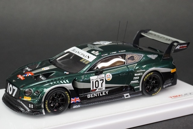 1/43 TSM TSM430489 ベントレー コンチネンタル GT3 トータル スパ24