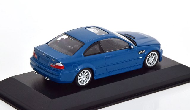 予約 943 020024 ミニチャンプス 1/43 BMW M3 E46 Coupe 2001 blue