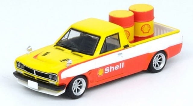 新品 IN64-HKT-SHELL INNO イノモデル 1/64 日産 Nissan サニー