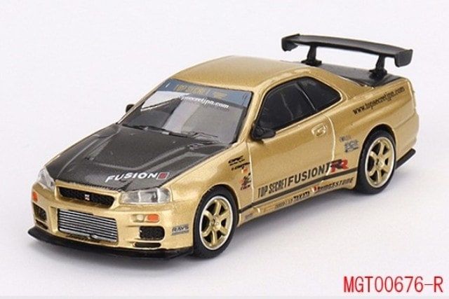 新品 MGT00676-R TSM MINI-GT 1/64 日産 Nissan スカイライン GT-R R34