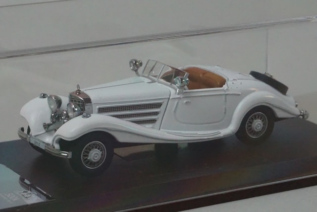 新品 Liberty64 1/64 メルセデス ベンツ Benz 500K White, Boost Gear