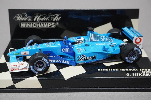1/43 ミニチャンプス 400010007 ベネトン ルノー スポーツ B201 #7 G