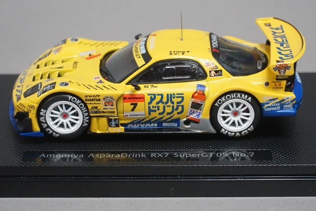 1/43 エブロ 43731 マツダ 雨宮 アスパラドリンク RX7 スーパーGT 2005