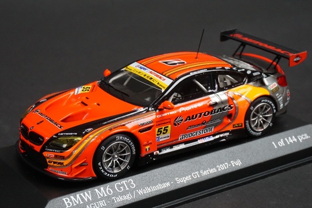 1/43 ミニチャンプス 447172655 BMW M6 GT3 TEAM ARTA 高木/WALKINSHAW
