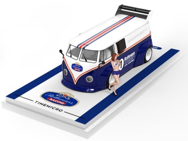 新品 TM642946-1 TM TimeMicro 1/64 ミニ バス VW T1 Minibus Rothmans