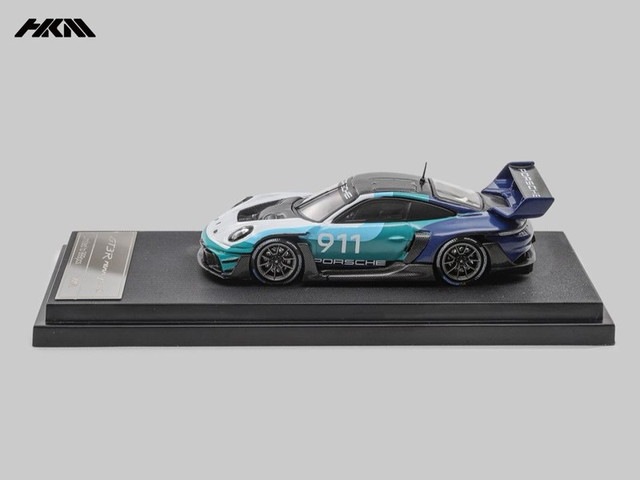 予約 HKM 1/64 ポルシェ 911 (992) GT3 R Rennsport Blue-White, Boost
