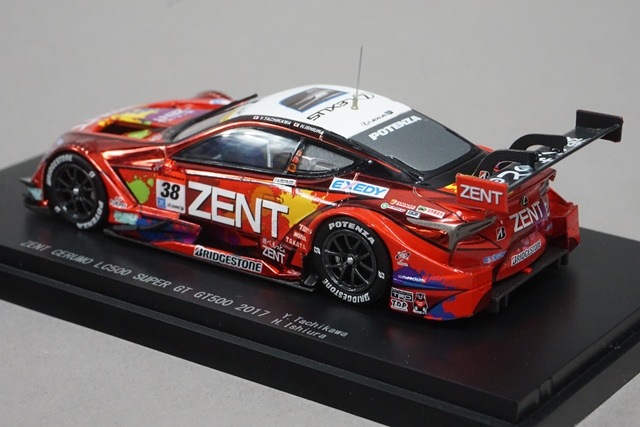 1/43 エブロ 45521 レクサス ゼント セルモ LC500 スーパーGT500 2017