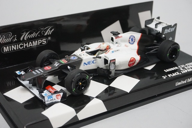 1/43 ミニチャンプス 410120114 ザウバー C31-フェラーリ 日本GP 3rd