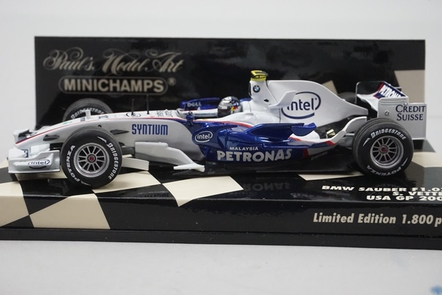 1/43 ミニチャンプス 400070110 BMW ザウバー F1 07 S.ベッテル