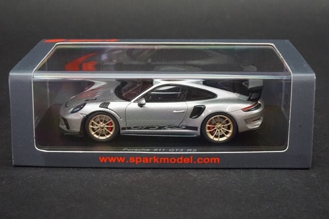 1/43 スパーク S7627 ポルシェ 911 GT3 RS シルバー, Boost Gear