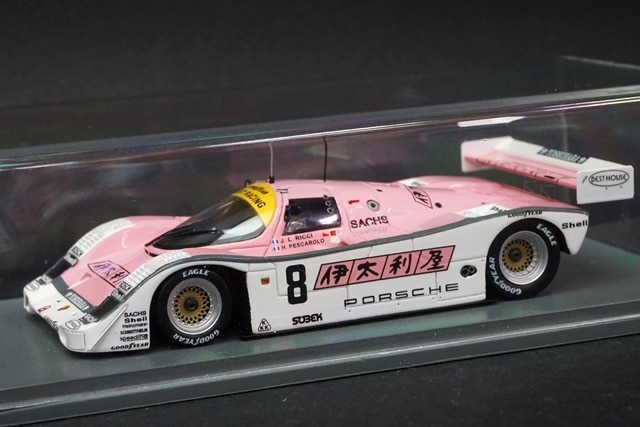 1/43 スパーク HP17 ポルシェ 962C 5位 富士 1000㎞ 1989#8 伊太利屋