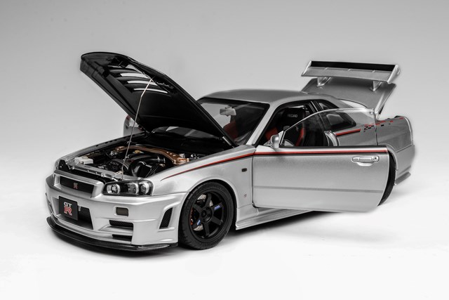 新品 M83431 モーターヘリックス 1/18 Nissan スカイライン GT-R (R34