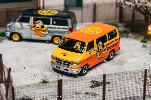 新品 T64G-TL032-ONP Tarmac Works 1/64 ダッジ Dodge Van OHIGE no