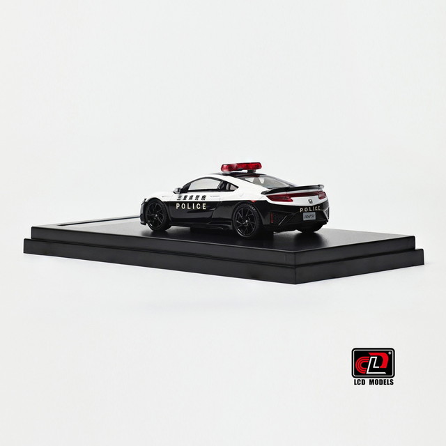 予約 LM64001-BW LCD 1/64 ホンダ Honda NSX Police パトカー 三重県