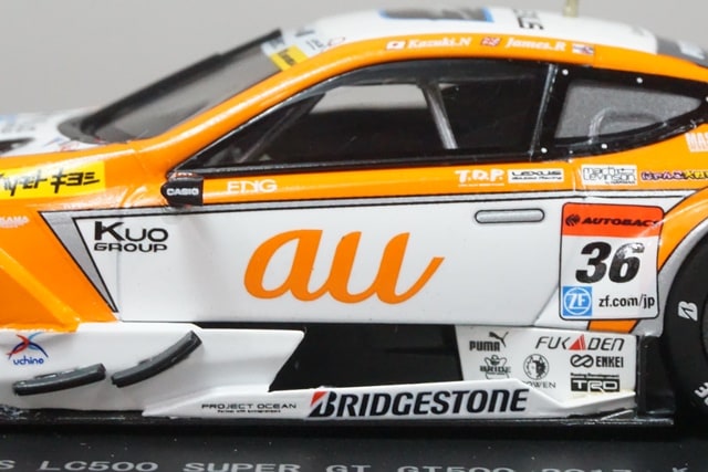 1/43 エブロ 45519 レクサス au トムス LC500 スーパーGT GT500 2017