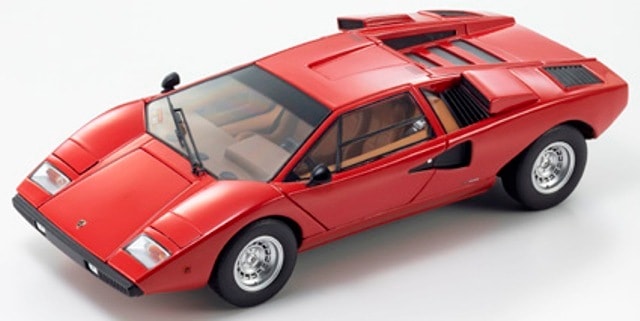 新品 KS08321RT 京商 1/18 ランボルギーニ カウンタック LP400 (レッド